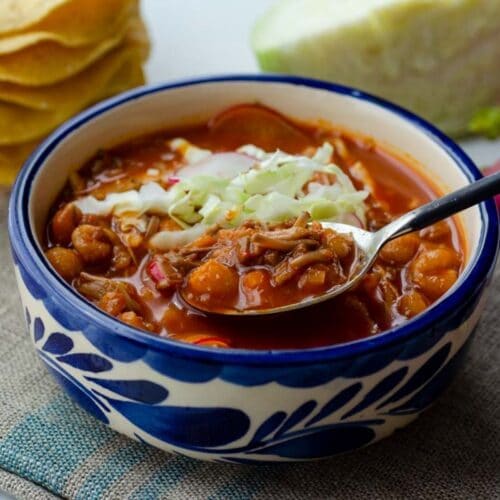 Jackfruit Vegan Pozole Rojo « Dora's Table