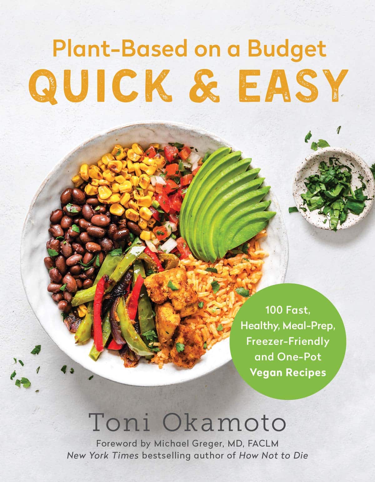 book cover for plant based on a budget